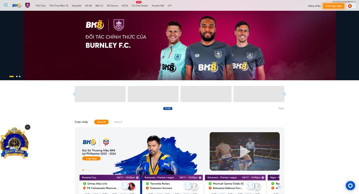 BK8 - Cá độ bóng đá nhận ngay 200K tiền cược miễn phí